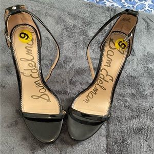 Sam Edelman ankle strap heels in great condition.Size 9. Wear one time.